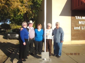Shivers Family Re-Dedicates Memorial Flag Pole, Plaque